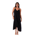 ROYAL BLACK MAGGIE SCARF DRESS  | FINAL SALE