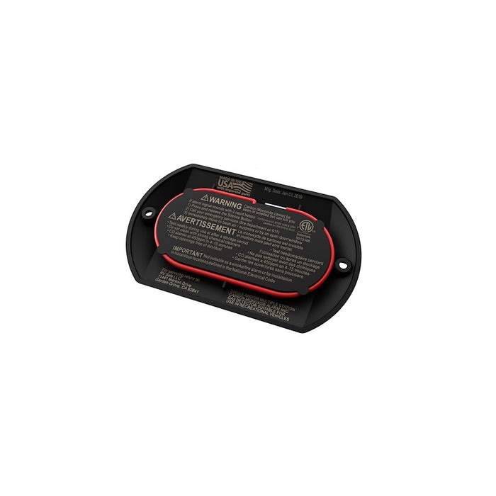 RV Safe RVLP-2B LP Gas Alarm - Back View Labels | United RV Parts