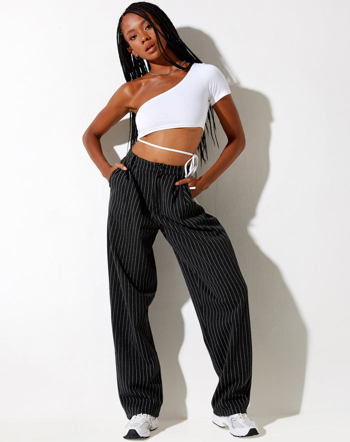 Image of Shanon Crop Top in White