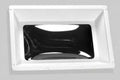 White Acrylic RV Skylight Inner Dome 14x22 - Top-Down View | United RV Parts