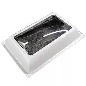 Clear UV-Resistant RV Skylight Inner Dome 18x30 - Angled Top View | United RV Parts