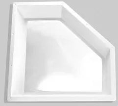 Clear Neo Angle RV Skylight Inner Dome 26x10 - Top View NN2610D | United RV Parts