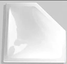 White Acrylic RV Skylight Inner Dome Neo Angle 30x13 NN3013 - Top Angle View | United RV Parts