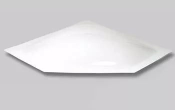 White Acrylic RV Skylight Neo Angle 20x8 - Top View | United RV Parts