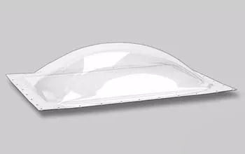 Clear Acrylic RV Skylight Outer Dome 14x22 - Side Profile View | United RV Parts