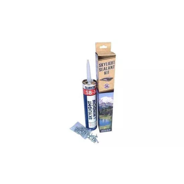 Specialty Recreation Skylight Installation Kit 13-4420 with SB-1 sealant tube and screws - Full Kit View | United RV Parts