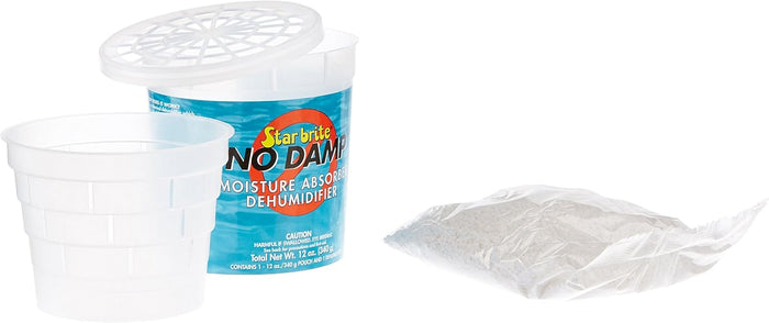 Star Brite No Damp Moisture Absorber Components - Bucket Inner Basket Lid and Crystal Pouch | United RV Parts