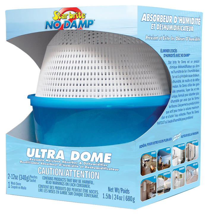 Star Brite No Damp Ultra Dome Dehumidifier 85460 - Front Package View | United RV Parts
