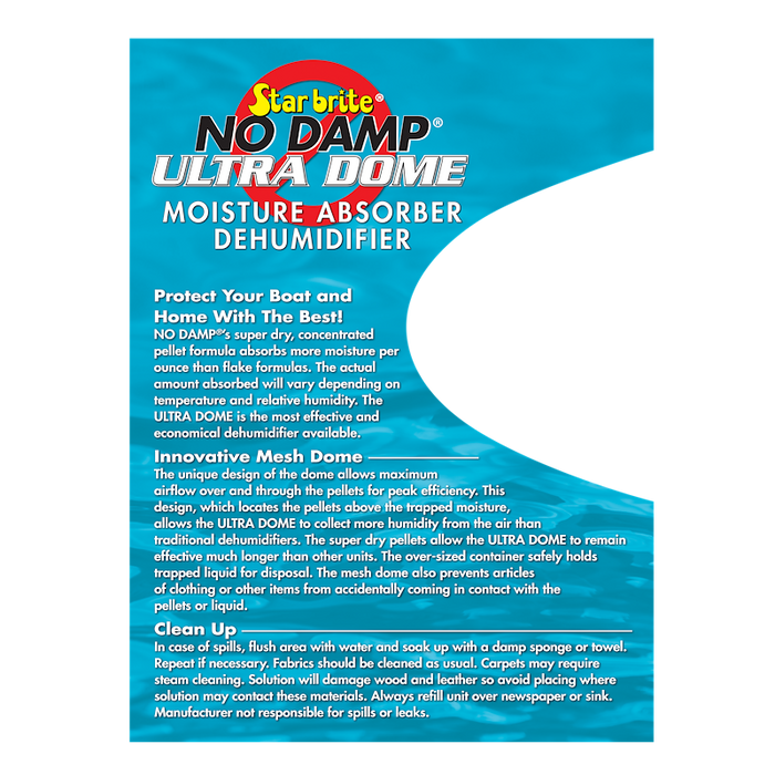 Star Brite No Damp Ultra Dome Mesh Dome Design - RV Dehumidifier Features Detail | United RV Parts