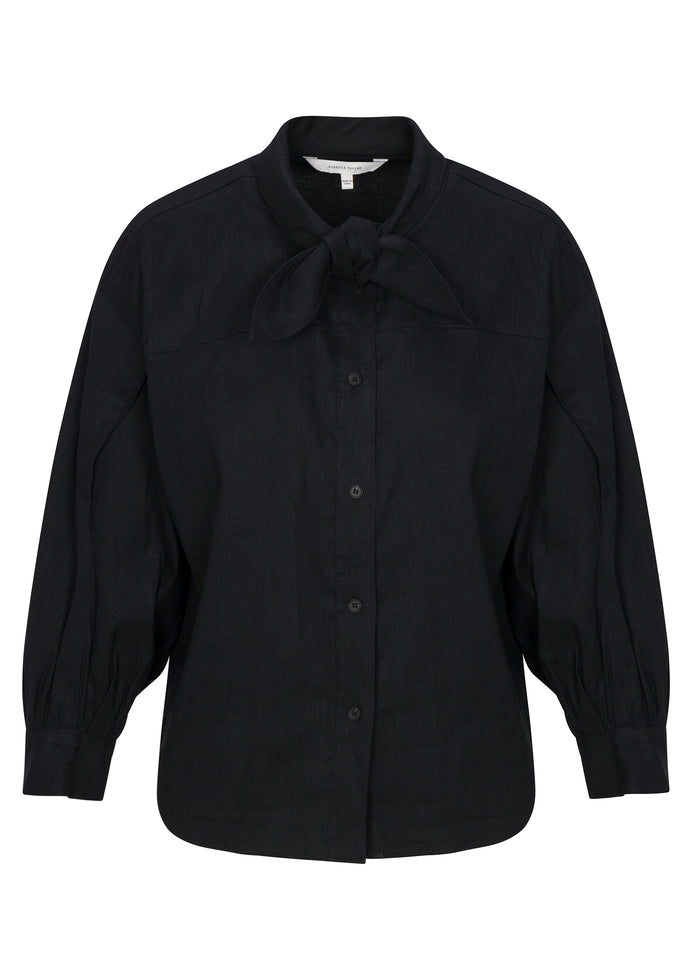 Stretch Linen Top