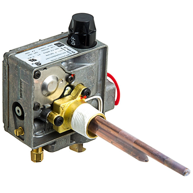 Gas Valve Assembly - Bottom Detail with Brass Fittings | United RV Parts
