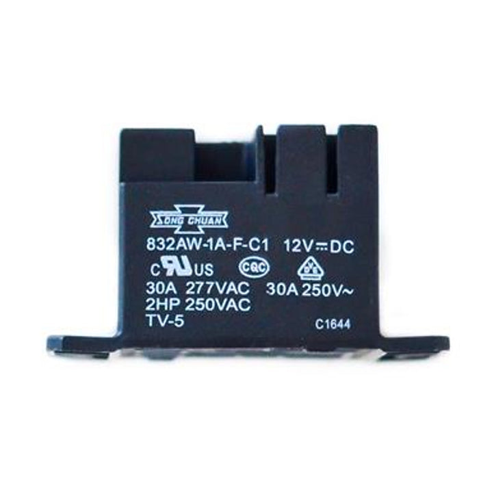 Black Water Heater Relay 12V DC 30A - Front View | United RV Parts
