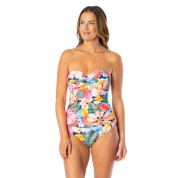 SUNSET DREAM FLORA BANDEAU ONE PIECE