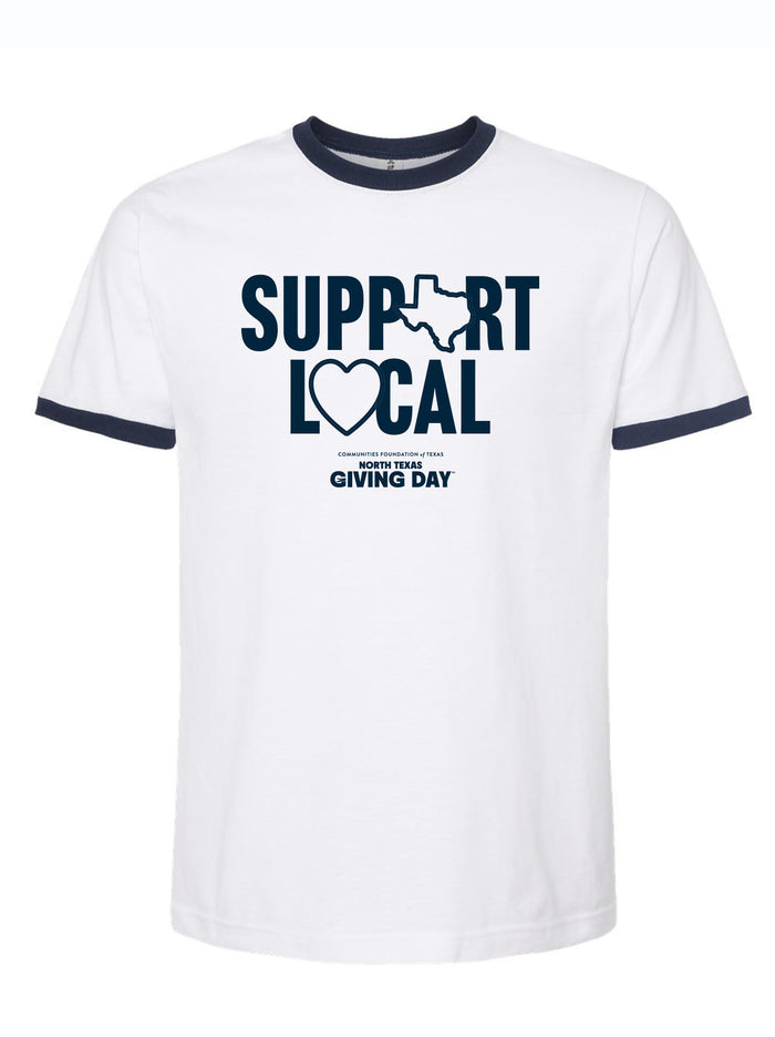 Support Local Ringer T-Shirt