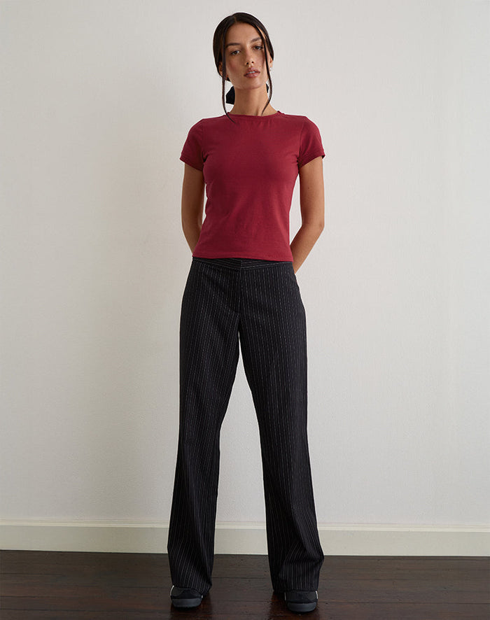 Image of Sutin Tee in Adrenaline Red