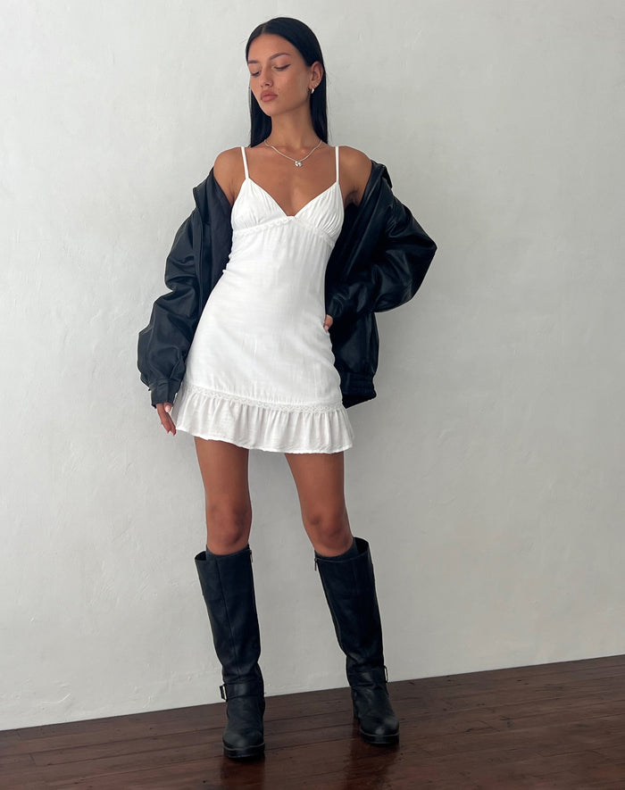 Image of Tavita Mini Dress in White