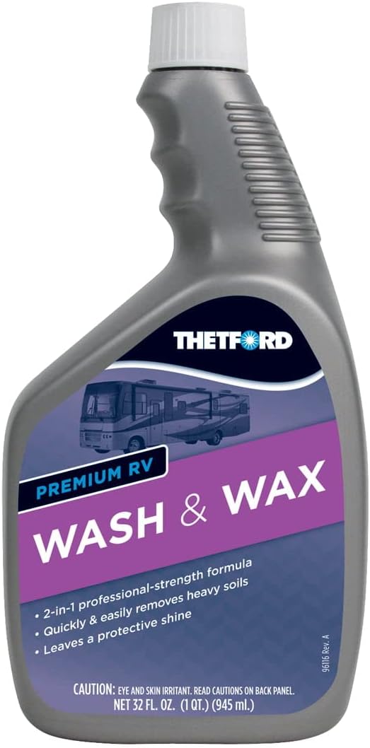 Thetford Premium RV Wash & Wax 32 oz Bottle - Product Front View | United RV Parts