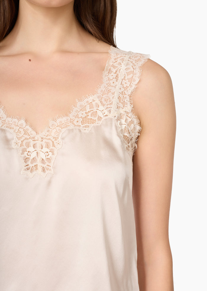 Tony Silk Camisole Oat