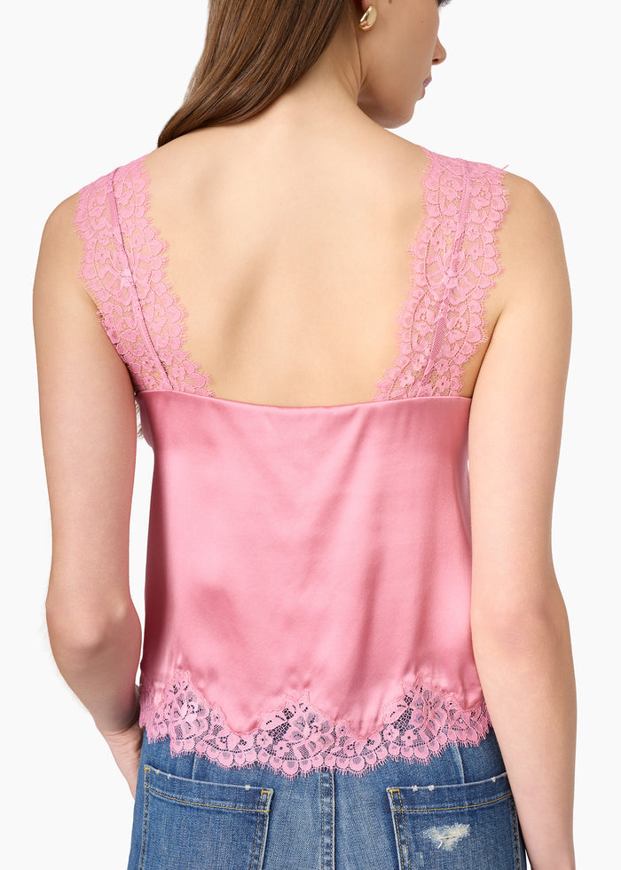 Tony Silk Camisole Pink Ribbon