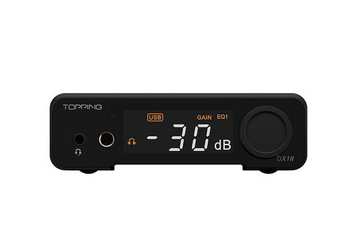 TOPPING DX1 II ES9039Q2M Desktop DAC & Headphone Amplifier.