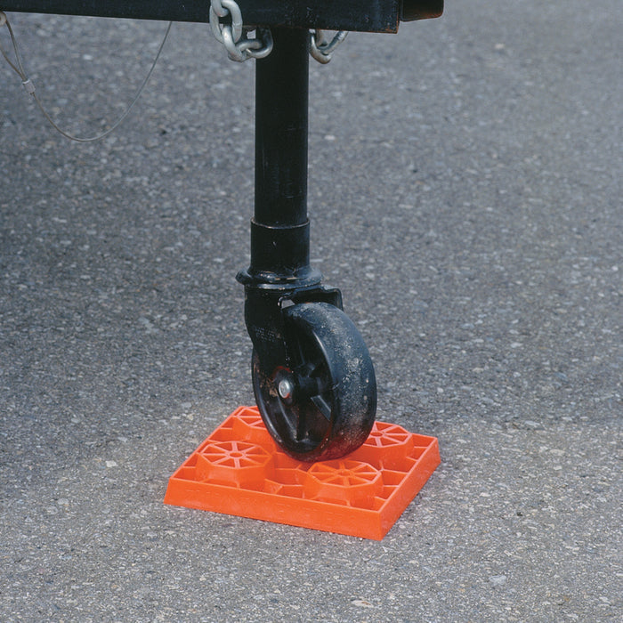 Orange Plastic Leveler Under RV Tongue Jack - Jack Stabilizing | United RV Parts