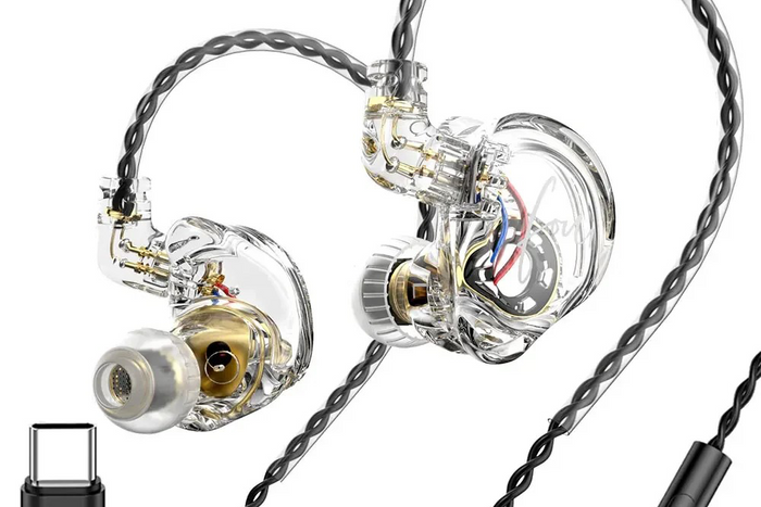 TRN CS4 10mm Dynamic Driver Dual Magnet In-ear Headphone