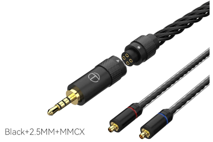 black mmcx 2.5mm