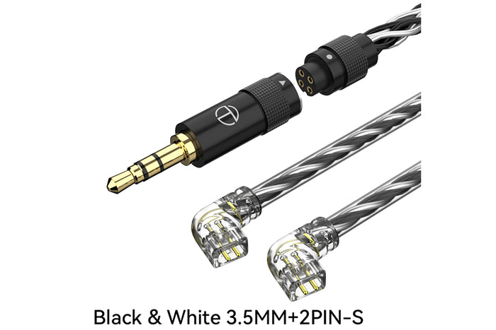 2-pin(S-type) / 3.5mm / Black&White