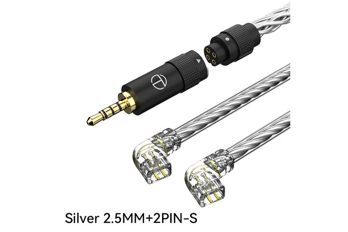 2-pin(S-type) / 2.5mm / Silver