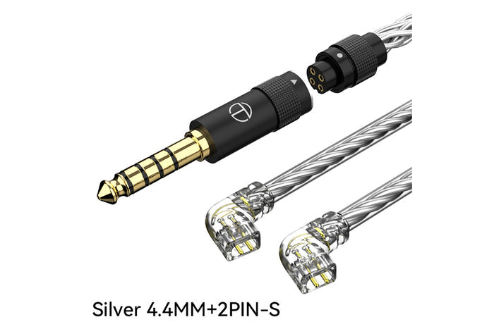 2-pin(S-type) / 4.4mm / Silver