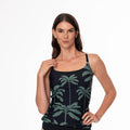 TROPICAL PALMS EDEN CAMI TANKINI TOP