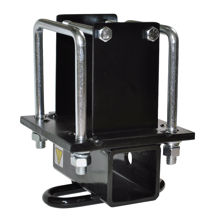 Black Steel RV Bumper Hitch - Side Profile View | United RV Parts