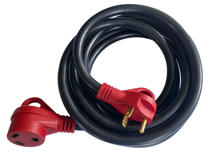 Valterra 30 Amp RV Extension Cord A10-3025EH 25ft - Full Coiled View | United RV Parts