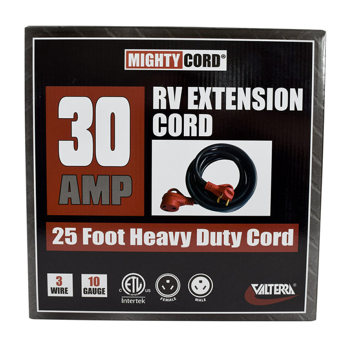 Valterra Mighty Cord 30 Amp RV Extension Cord A10-3025EH 25ft - Retail Packaging | United RV Parts