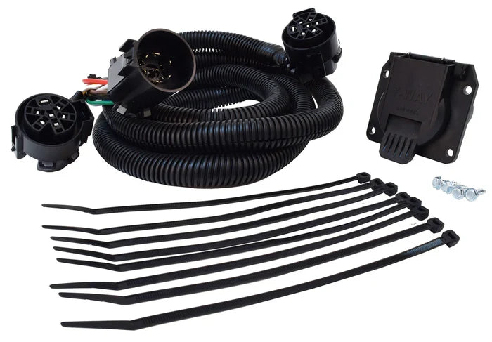 Complete A10-7007 Harness Kit with Zip Ties and Hardware - Component View | United RV Parts