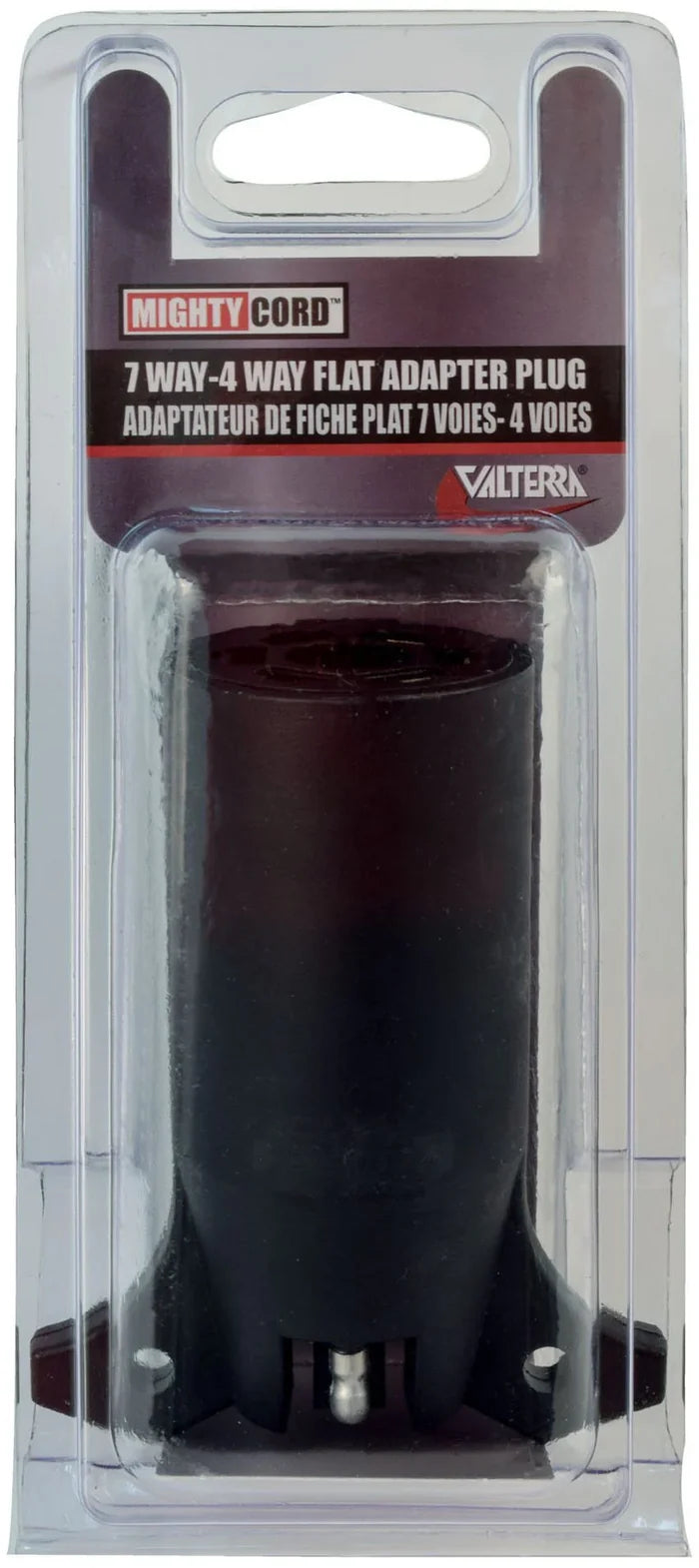 Valterra Mighty Cord 7-Way to 4-Way Flat Adapter Plug A10-7274VP - Retail Packaging | United RV Parts