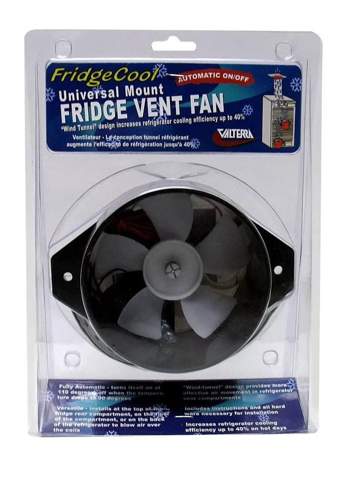 Valterra FridgeCool RV Refrigerator Vent Fan A10-2618VP - Product Package | United RV Parts