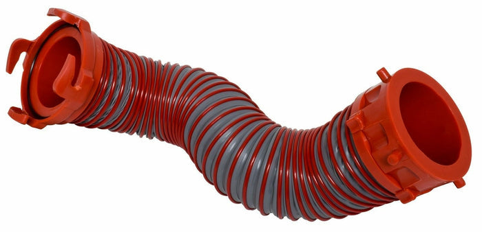Red Gray Flexible RV Sewer Hose - Extended S-Curve View | United RV Parts