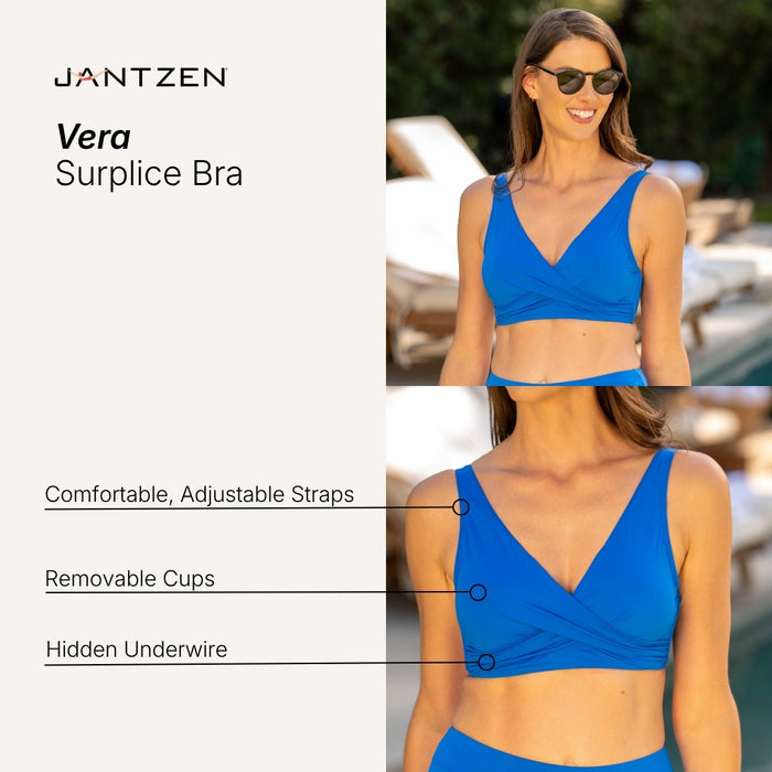 VERA SURPLICE BRA TOP
