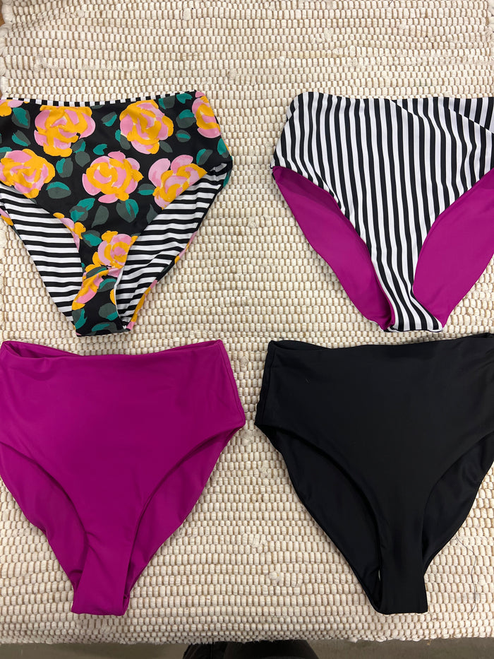 Verve High Waisted Bottoms- SUPERBLOOM