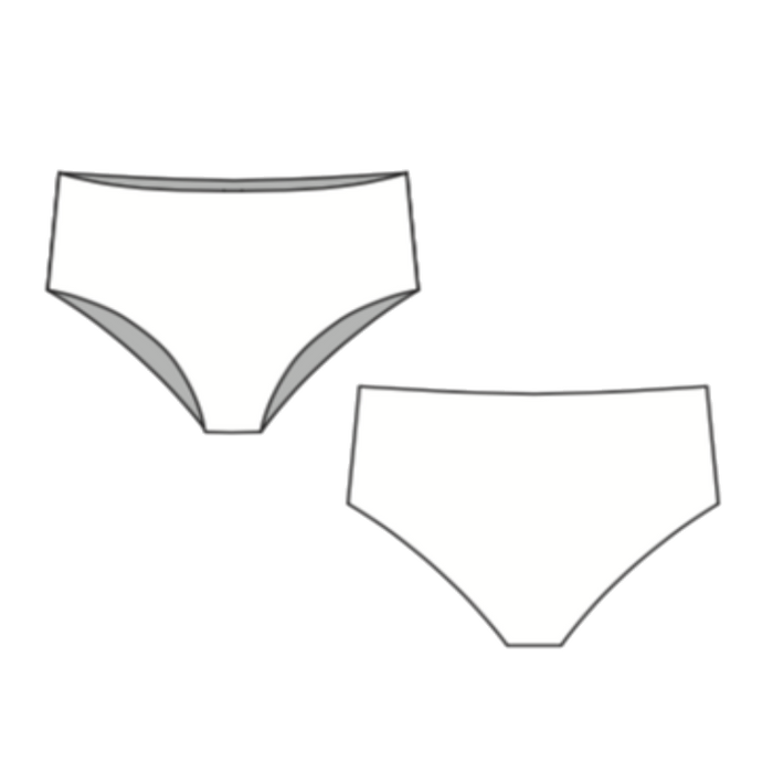 Verve High Waisted Bottoms- SUPERBLOOM