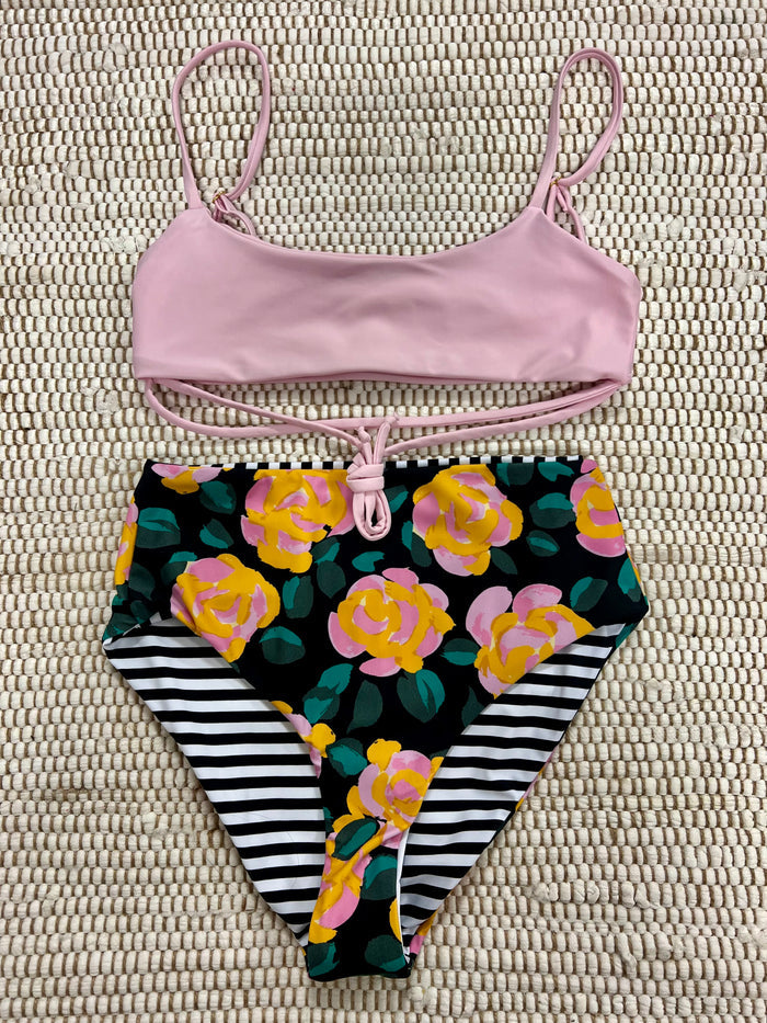 Verve High Waisted Bottoms- SUPERBLOOM