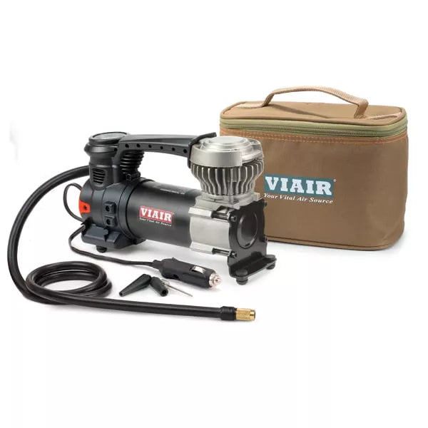 Viair 85P Portable Tire Inflator with Tan Carrying Case - Product Kit | United RV Parts