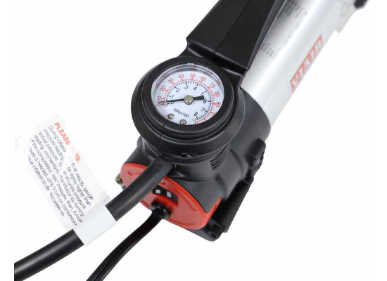 Viair 89P 120 PSI Pressure Gauge with Air Hose - Close-up Detail | United RV Parts