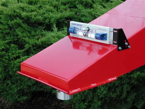 Wheel Masters Level Master Giant Level 6700 Mounted on Red RV Tongue Jack | United RV Parts