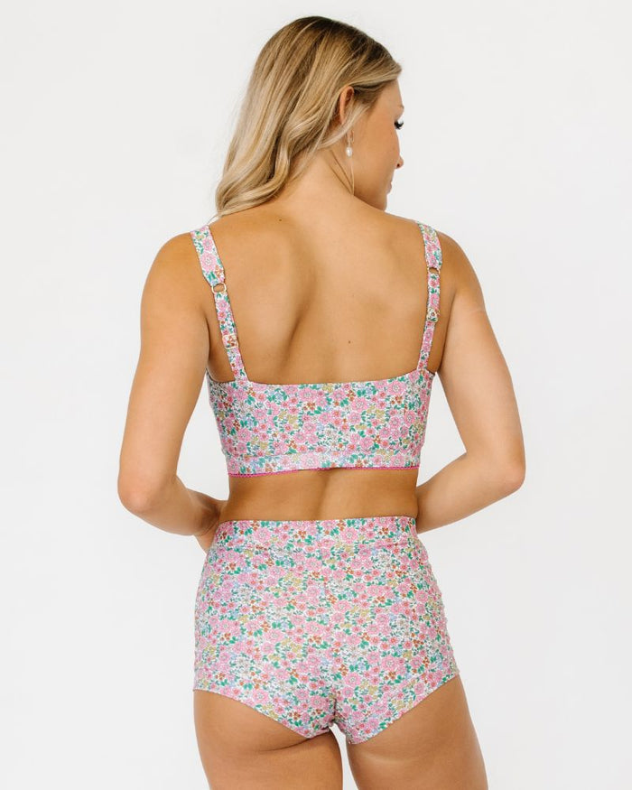 Whimsy Floral Scoop Bralette