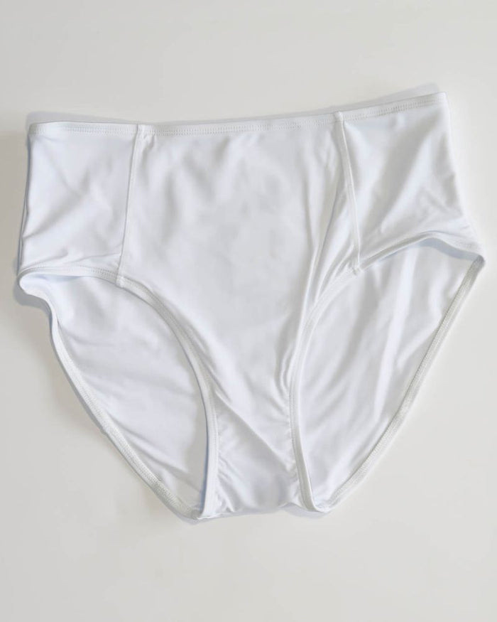 White High-Waist Bottoms
