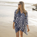 WILD CURVES LORETTA V-NECK TUNIC | FINAL SALE