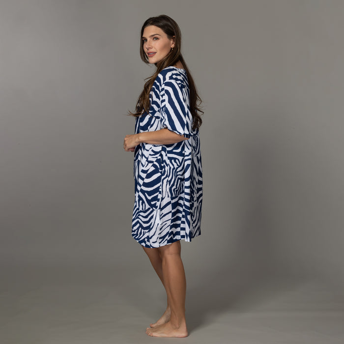 WILD CURVES LORETTA V-NECK TUNIC | FINAL SALE