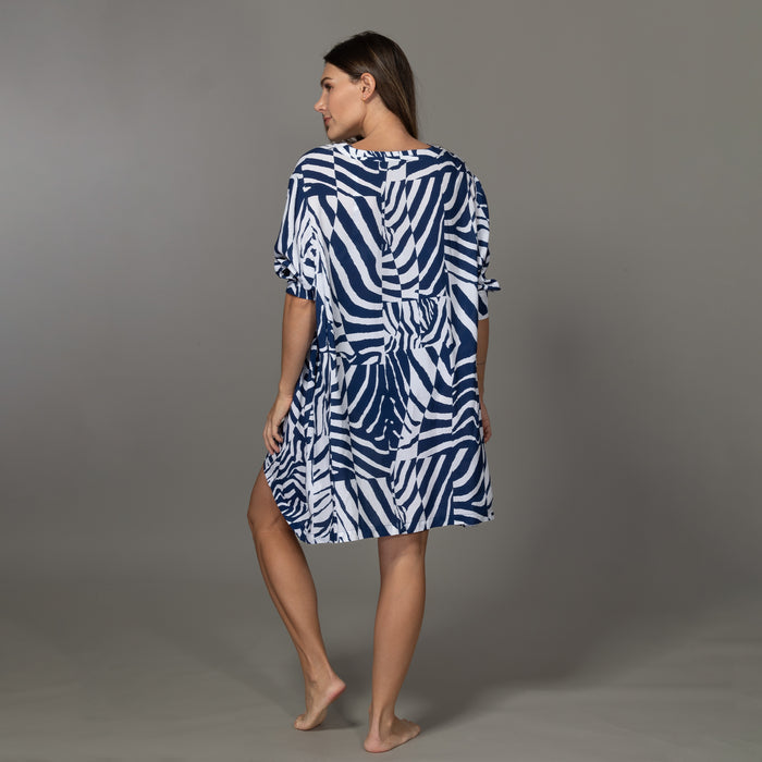 WILD CURVES LORETTA V-NECK TUNIC | FINAL SALE
